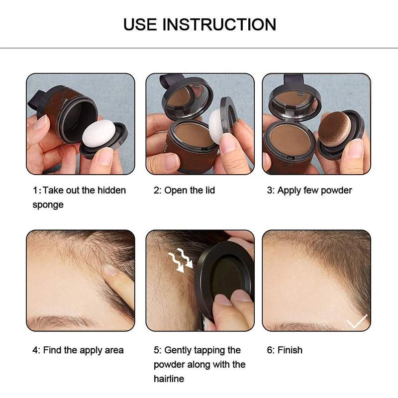 Hairline Powder Instantly Conceals Hair Root Touch Hair Powder for Thinning Hair for Women and Men,Hairline Shadow Powder Makeup
